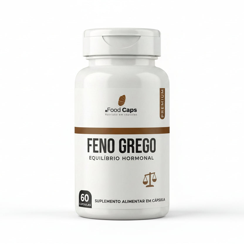 Suplemento de feno grego premium em cápsulas - Foodcaps premium