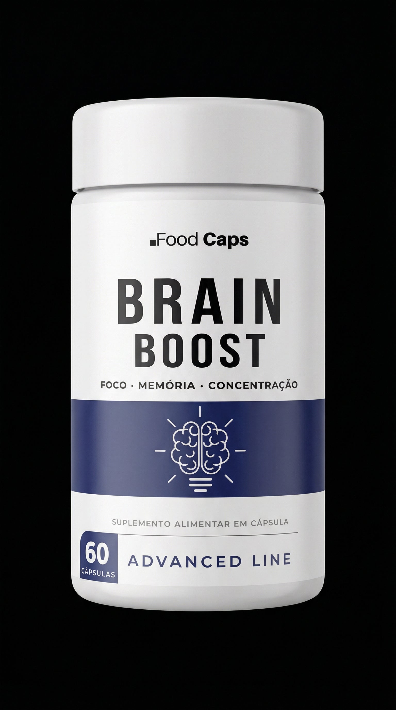 Suplementos para foco e performance cognitiva premium em cápsulas - Kit Foco & Produtividade Foodcaps premium
