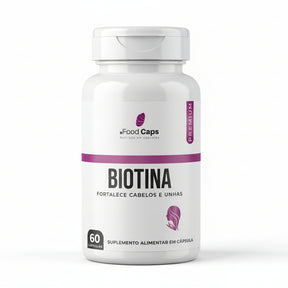 Suplemento de biotina premium em cápsulas - Foodcaps premium