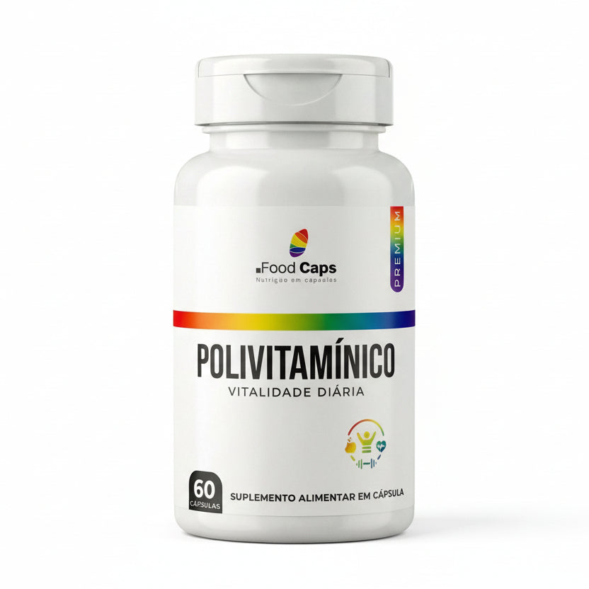 Suplemento polivitamínico premium em cápsulas - Foodcaps premium