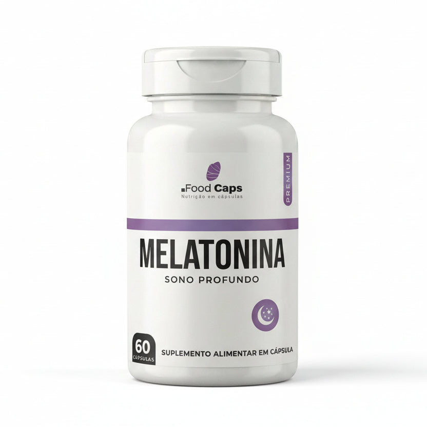 Suplemento de melatonina premium em cápsulas - Foodcaps premium