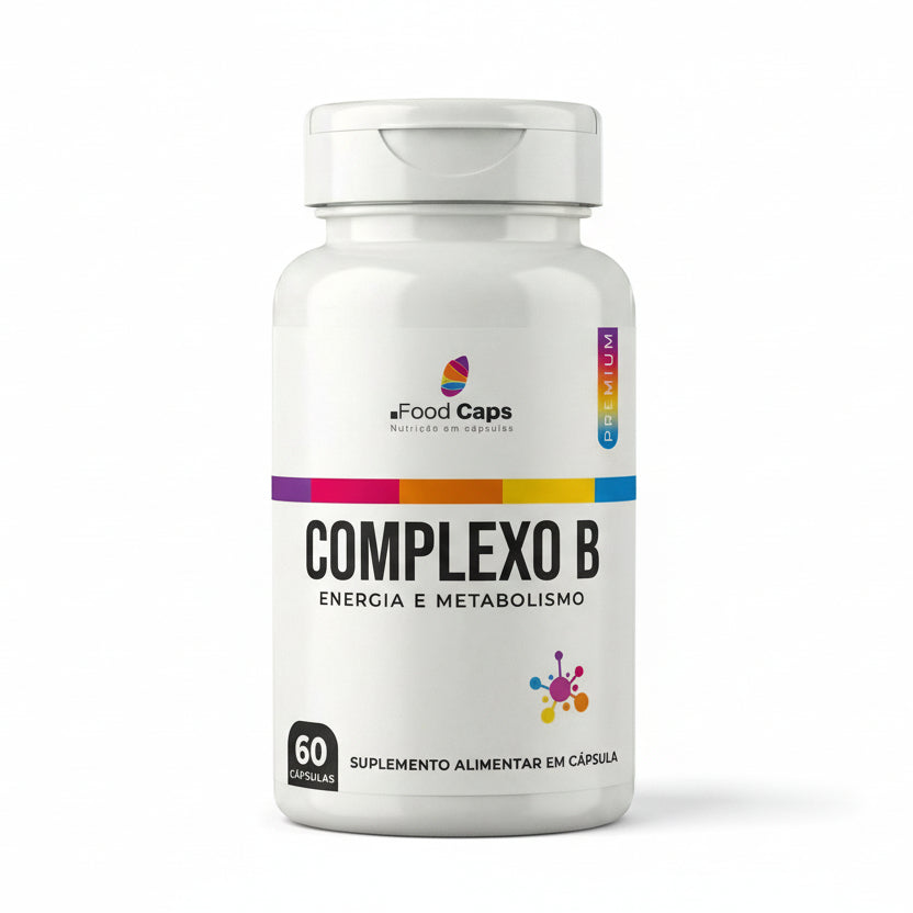 Suplemento de complexo b premium em cápsulas - Foodcaps premium