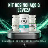 Suplementos detox e equilíbrio hídrico premium em cápsulas - Kit Desinchaço & Leveza Foodcaps premium