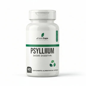 Suplemento de psyllium premium em cápsulas - Foodcaps premium
