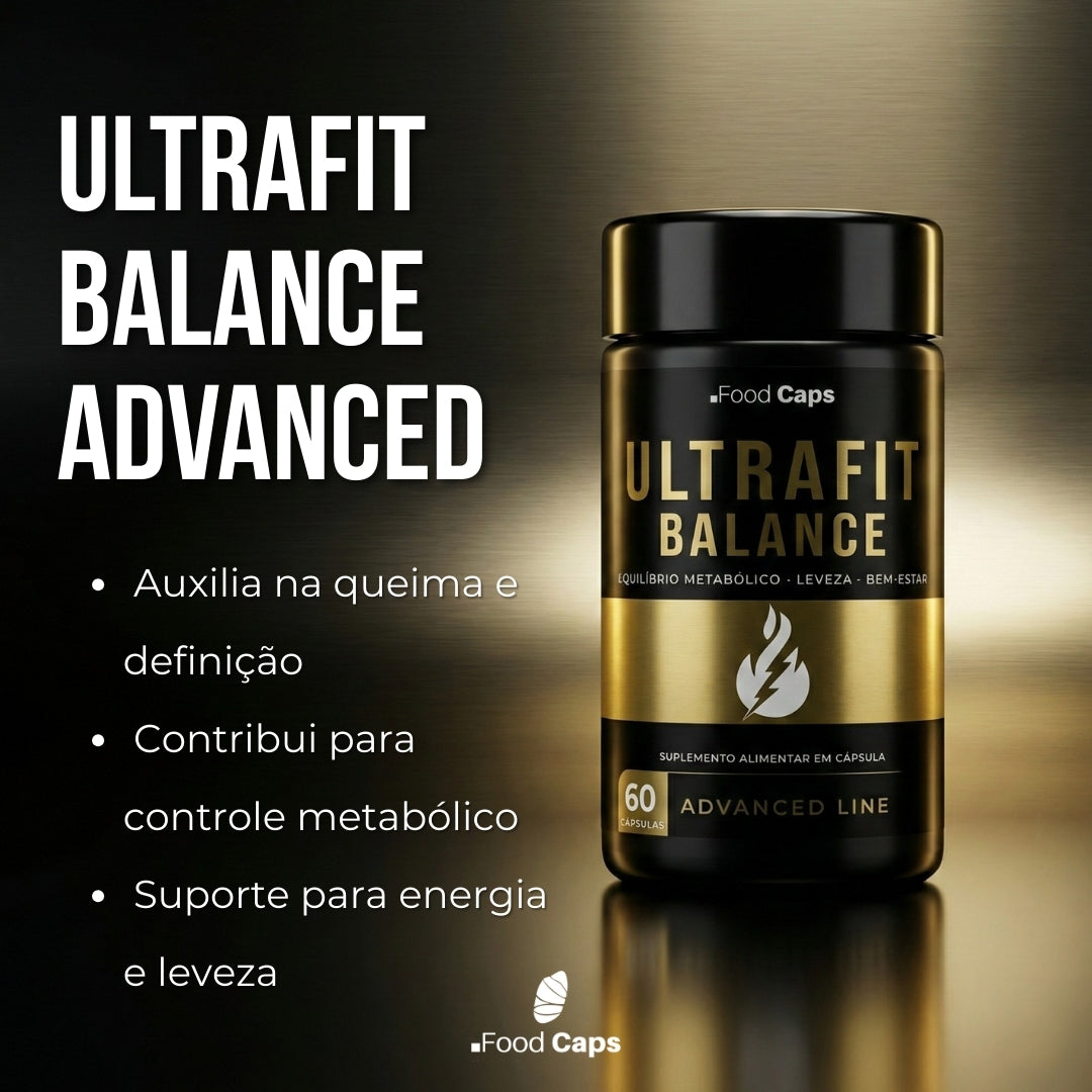 Suplemento para equilíbrio e controle em cápsulas - Ultrafit Balance Advanced Foodcaps