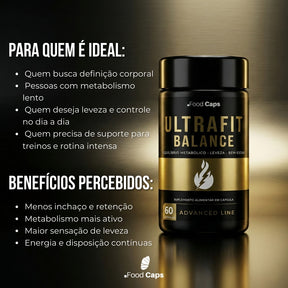 Suplemento para equilíbrio e controle em cápsulas - Ultrafit Balance Advanced Foodcaps