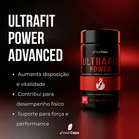 Suplemento termogênico energia imediata em cápsulas - Ultrafit Power Advanced Foodcaps