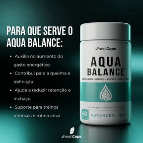 Suplemento para desinchaço e equilíbrio hídrico em cápsulas - Aqua Balance Advanced Foodcaps