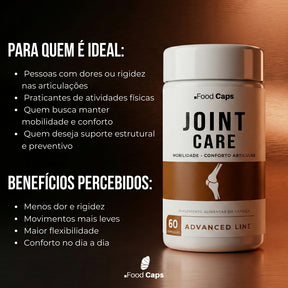 Suplemento para saúde das articulações e mobilidade em cápsulas - Joint Care Advanced Foodcaps