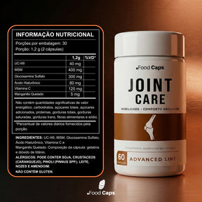 Suplemento para saúde das articulações e mobilidade em cápsulas - Joint Care Advanced Foodcaps