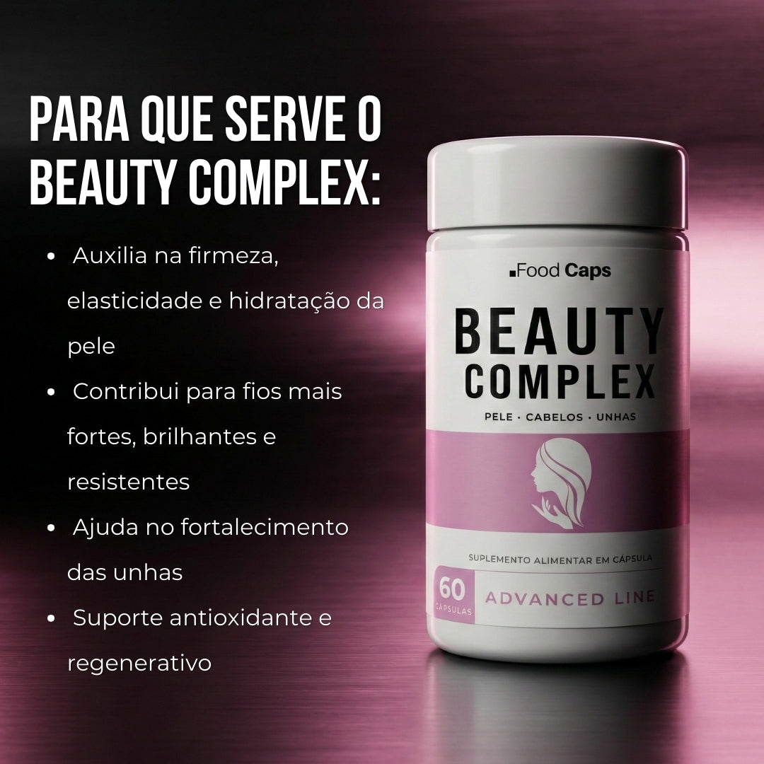 Suplemento para pele, cabelos e unhas em cápsulas - Beauty Complex Advanced Foodcaps
