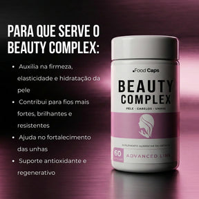 Suplemento para pele, cabelos e unhas em cápsulas - Beauty Complex Advanced Foodcaps