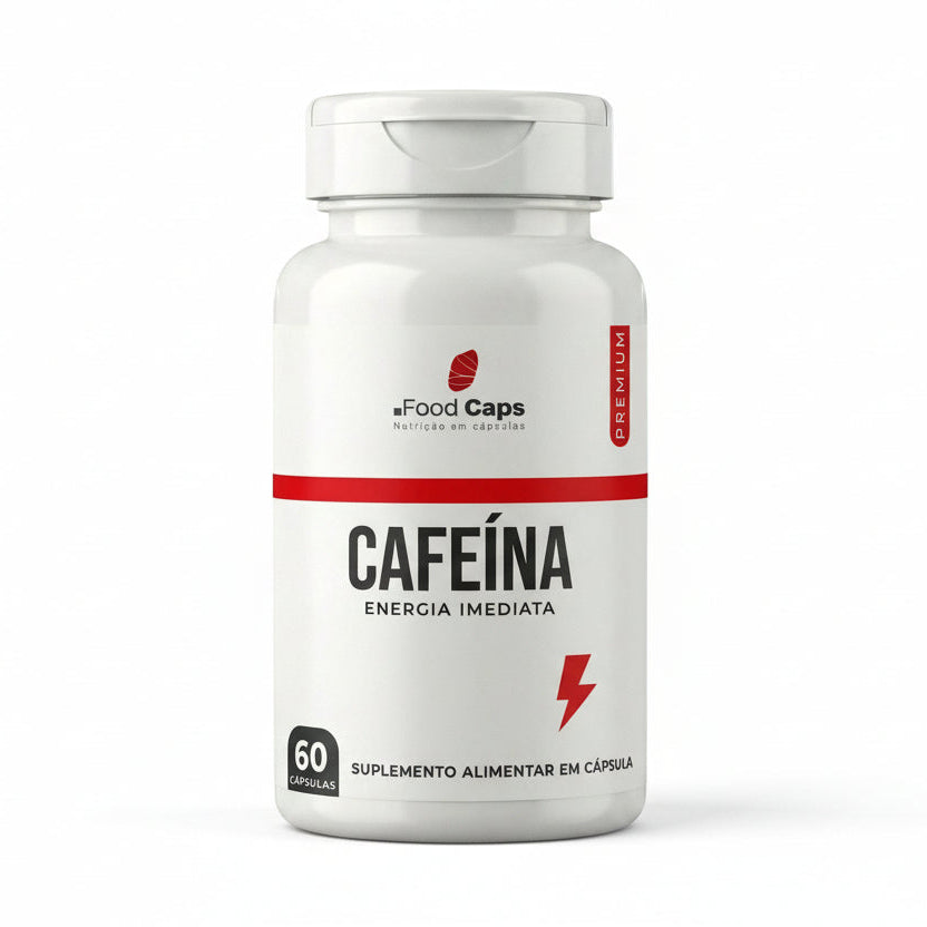 Suplemento de cafeína premium em cápsulas - Foodcaps premium