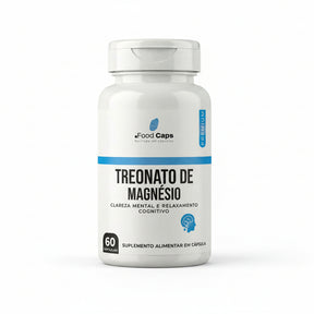 Suplemento de treonato de magnésio premium em cápsulas - Foodcaps premium