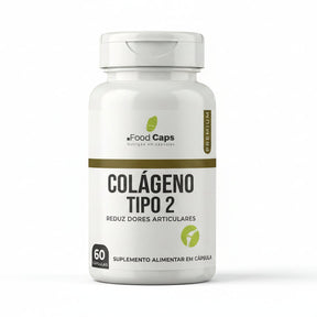 Suplemento de colágeno tipo 2 premium em cápsulas - Foodcaps premium