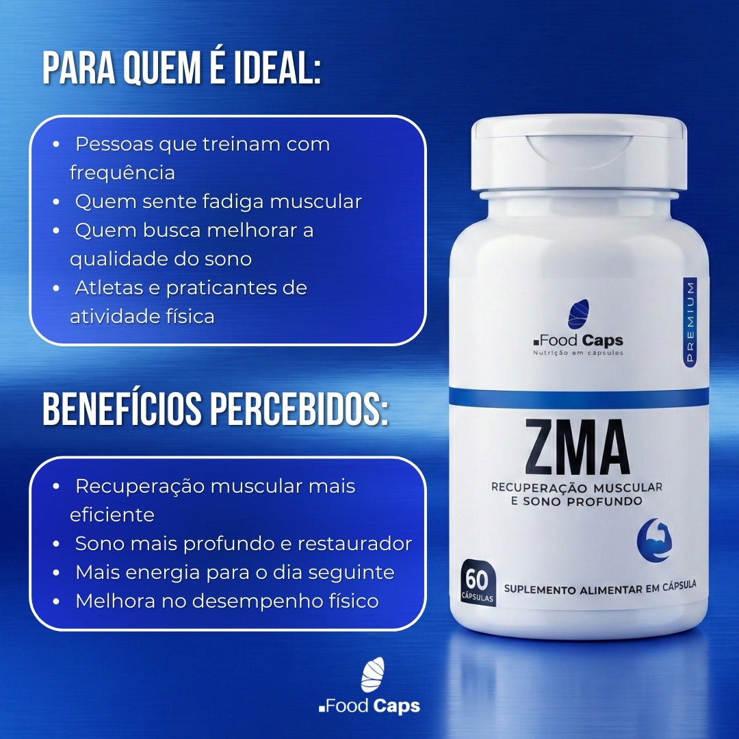 Suplemento de zma premium em cápsulas - Foodcaps premium