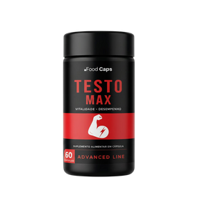 Suplemento para vitalidade masculina e força em cápsulas - Testo Max Advanced Foodcaps